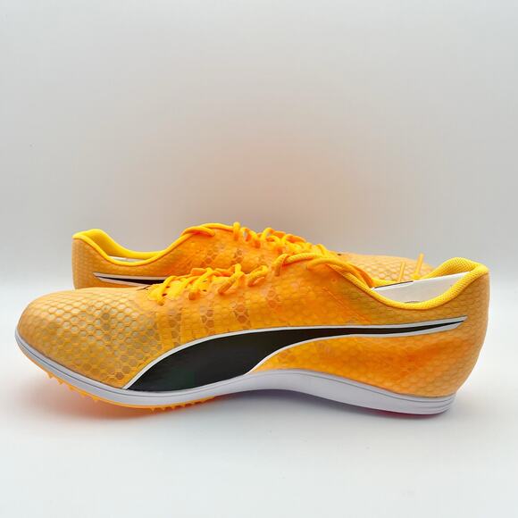 Puma Men's EvoSpeed Distance 11 Running Shoe Size 9.5 Orange Black Track NIB - Picture 5 of 12